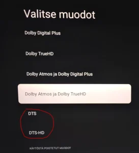 DTS äänituki Strong LEAP S3 Pro: lle